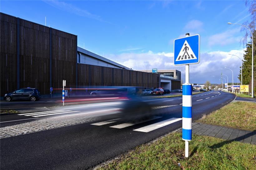 An dieser Stelle in Huldingen wurden Ende Januar zwei Fußgänger von einem Auto angestoßen – einer von ihnen starb am nächsten Tag
