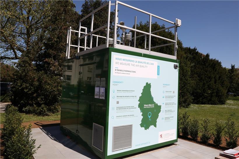 An mehreren Orten in Luxemburg stehen Messtationen. Hier wird die Luft auf Feinstaub, Stickoxide und Ozon untersucht.

