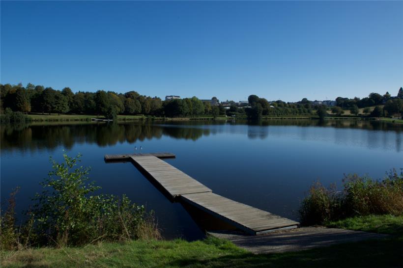 An zwei Seen können in Weiswampach verschiedene Wassersportarten ausgeübt werden
