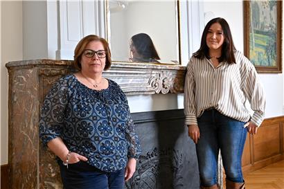 Anabela Sousa und Rosa Rodriguez (rechts) freuen sich im Namen ihrer 43 Kolleginnen über die Aufwertung und Wertschätzung ihrer Arbeit
