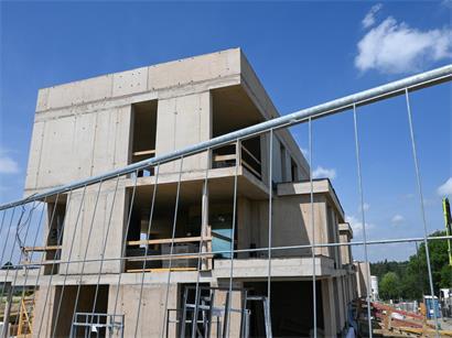 Anders als beim Transport sind die Treibhausgasemissionen im Bausektor angestiegen