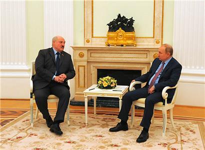 Anders als die Ukraine macht Belarus – dank des harten Durchgreifens von Machthaber Alexander Lukaschenko  – dem russischen Präsidenten Wladimir Putin keine Scherereien mehr
