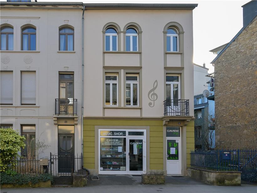 Leere Musikschule in Bonneweger rue des Trevires ohne Unterricht nach Osterferien, verzögerter Start des Musikunterrichts