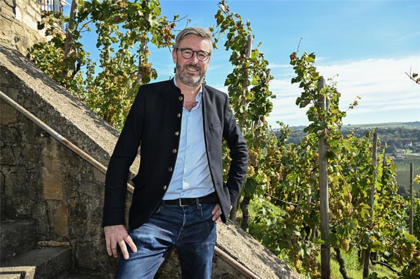 André Mehlen, Generaldirektor der Genossenschaft „Domaines Vinsmoselle“ mit rund...