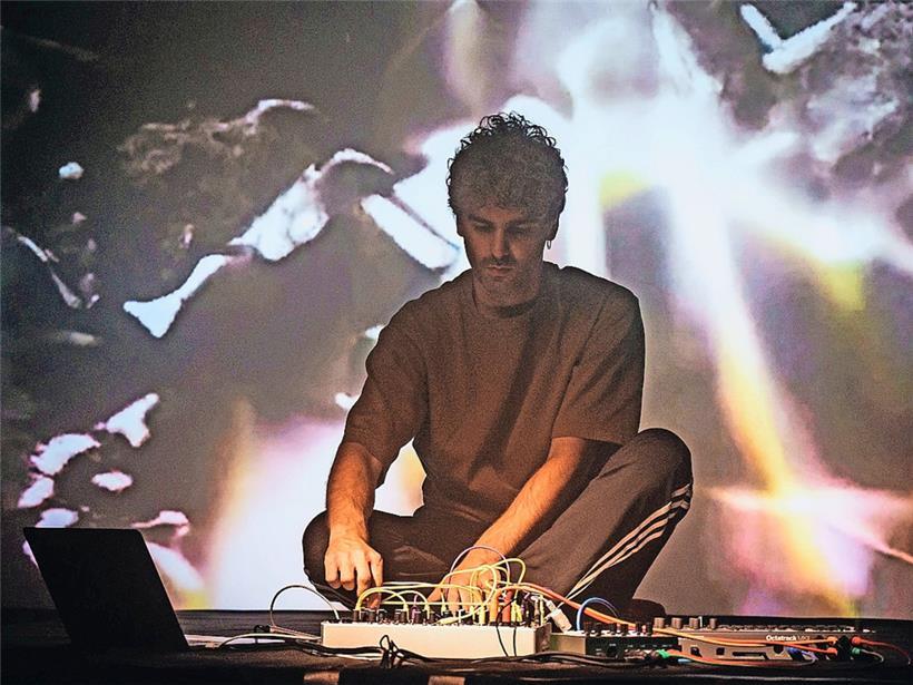 Andrea Mancini lors d’une performance
