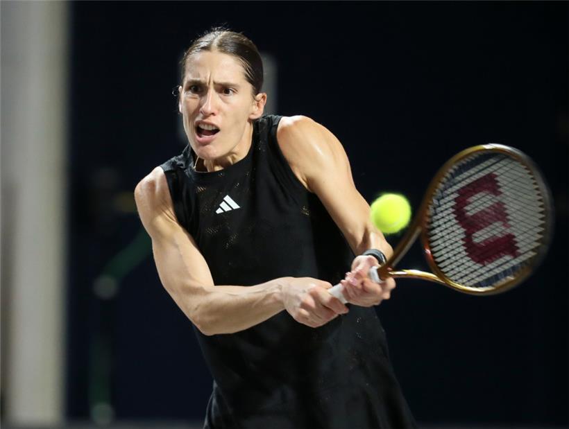 Andrea Petkovic griff für die Luxembourg Ladies Tennis Masters noch einmal zum Tennisschläger
