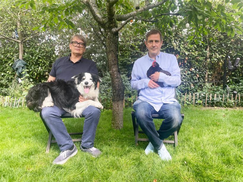 Andreas Dorau (r.) und Sven Regener
