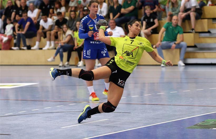 Andreea-Alina Marin steuerte sieben Tore zu dem Käerjenger Erfolg bei