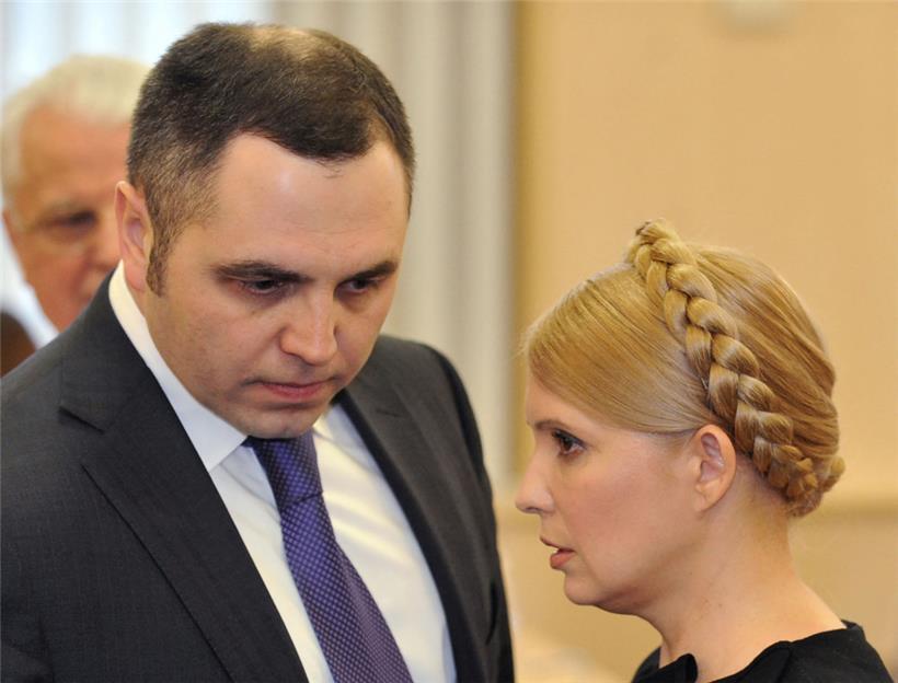 Andrij Portnow (l.), hier zusammen mit der damaligen ukrainischen Premierministerin Julia Timoschenko im Februar 2010, wurde am Mittwoch in Madrid ermordet
