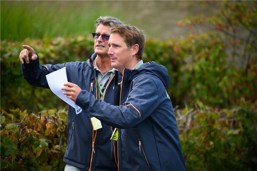 Andy Schleck hatte auch während der Etappen jede Menge zu tun 
