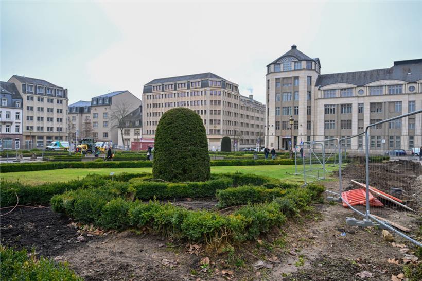 Anfang Februar 2025: Rund einen Monat vor der Eröffnung wurde vor Ort noch gearb...