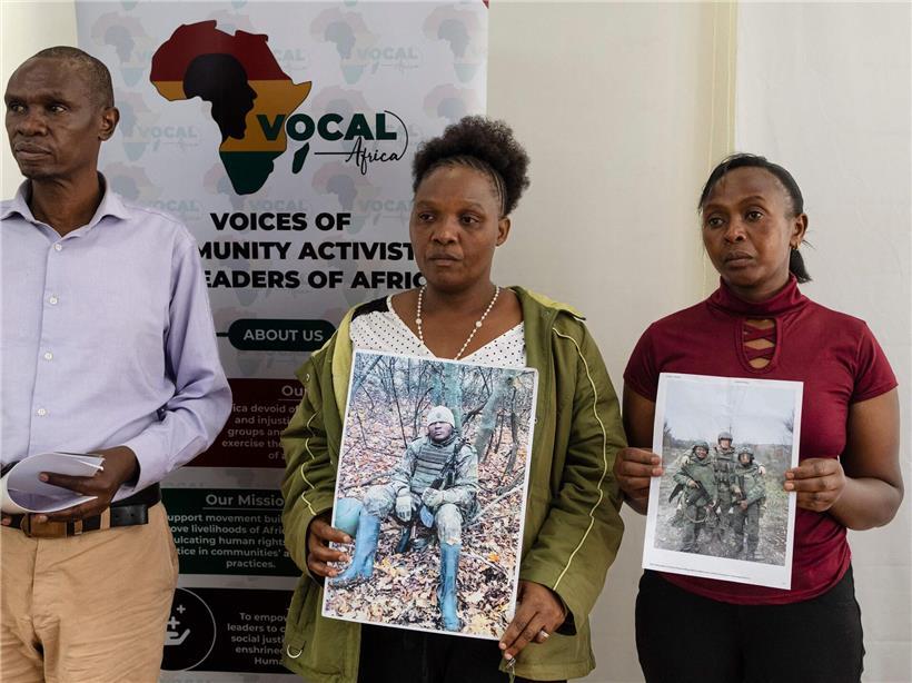 Angehörige kenianischer Männer bitten Regierung, Familien aus Russlands Ukraine-Krieg zurückzuholen