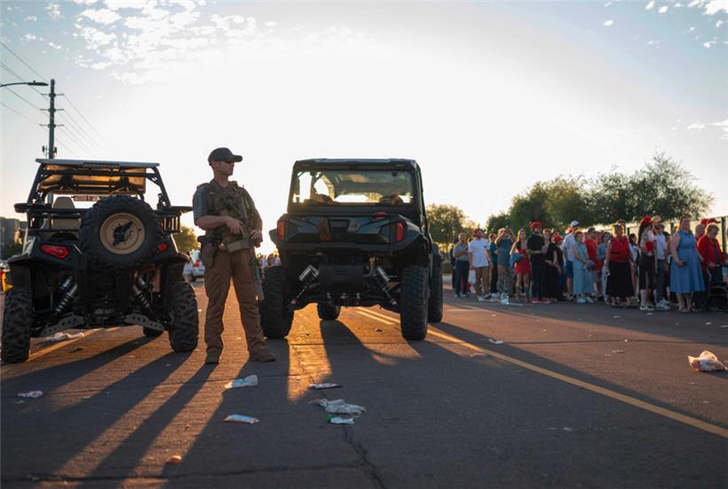 Angespannte Lage – hier in Glendale 
