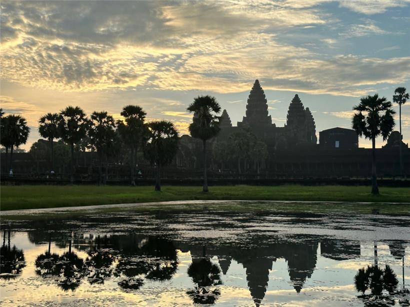 Angkor Wat ist der größte Tempelkomplex der Welt
