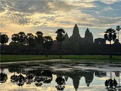 Angkor Wat ist der größte Tempelkomplex der Welt
