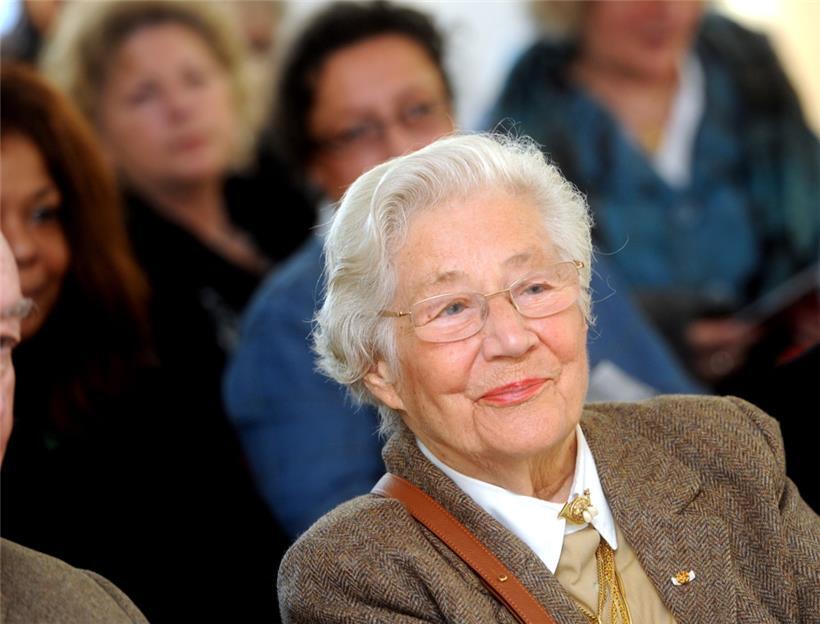 Anise Koltz en 2013 lors du „Printemps des poètes“
