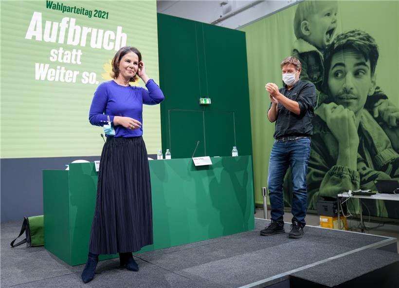 Annalena Baerbock und Robert Habeck dürften das Kanzleramt für die Grünen bereits abgeschrieben haben
