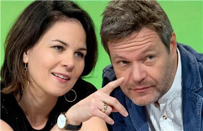 Annalena Baerbock und Robert Habeck machen die Kandidatenfrage unter sich aus

