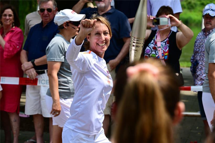 Anne Kremer genoss ihren großen Moment