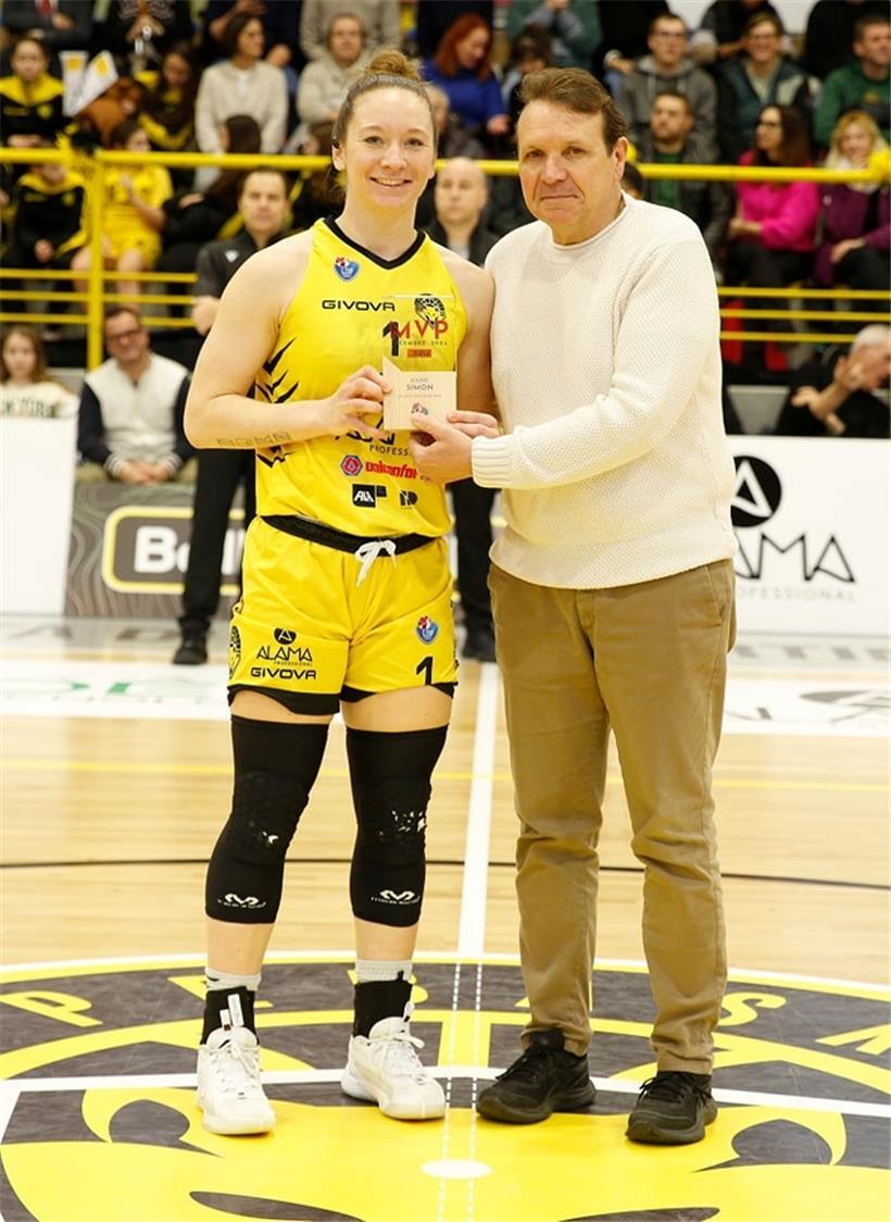 Anne Simon wurde zur besten Spielerin des Monats Dezember in der italienischen Serie A1 gewählt
