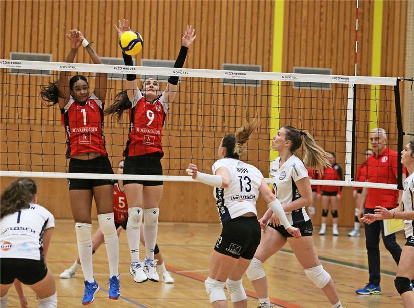 Annerys Vargas Valdez (Nummer 1), hier im Meisterschaftsspiel gegen Walferdingen, wird ihrem Team demnächst fehlen
