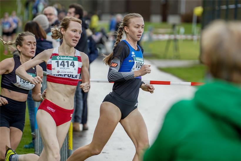 Anny Wolter (Fola) konnte am längsten mit Vera Hoffmann mithalten