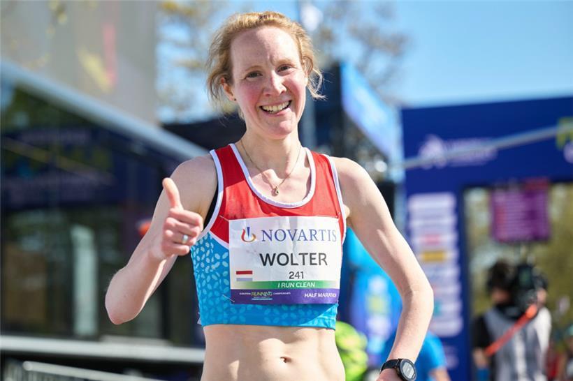 Anny Wolter wurde im Halbmarathon 23.
