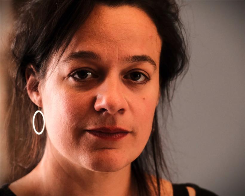 Anouk Wagener im Zuge ihrer Residenz im Neimënster
