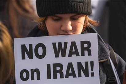 Antikriegsdemonstrant in Seattle.
