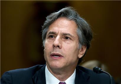 Antony Blinken, ehemaliger US-Vize-Außenminister, spricht während einer Anhörung des Senats-Ausschusses für auswärtige Beziehungen über Syrien. Blinken soll Berichten zufolge wohl neuer US-Außenminister werden: Der gewählte US-Präsident Biden will den 58-Jährigen für das Amt benennen, wie unter anderem die „New York Times“ unter Berufung auf Insider berichtete.
