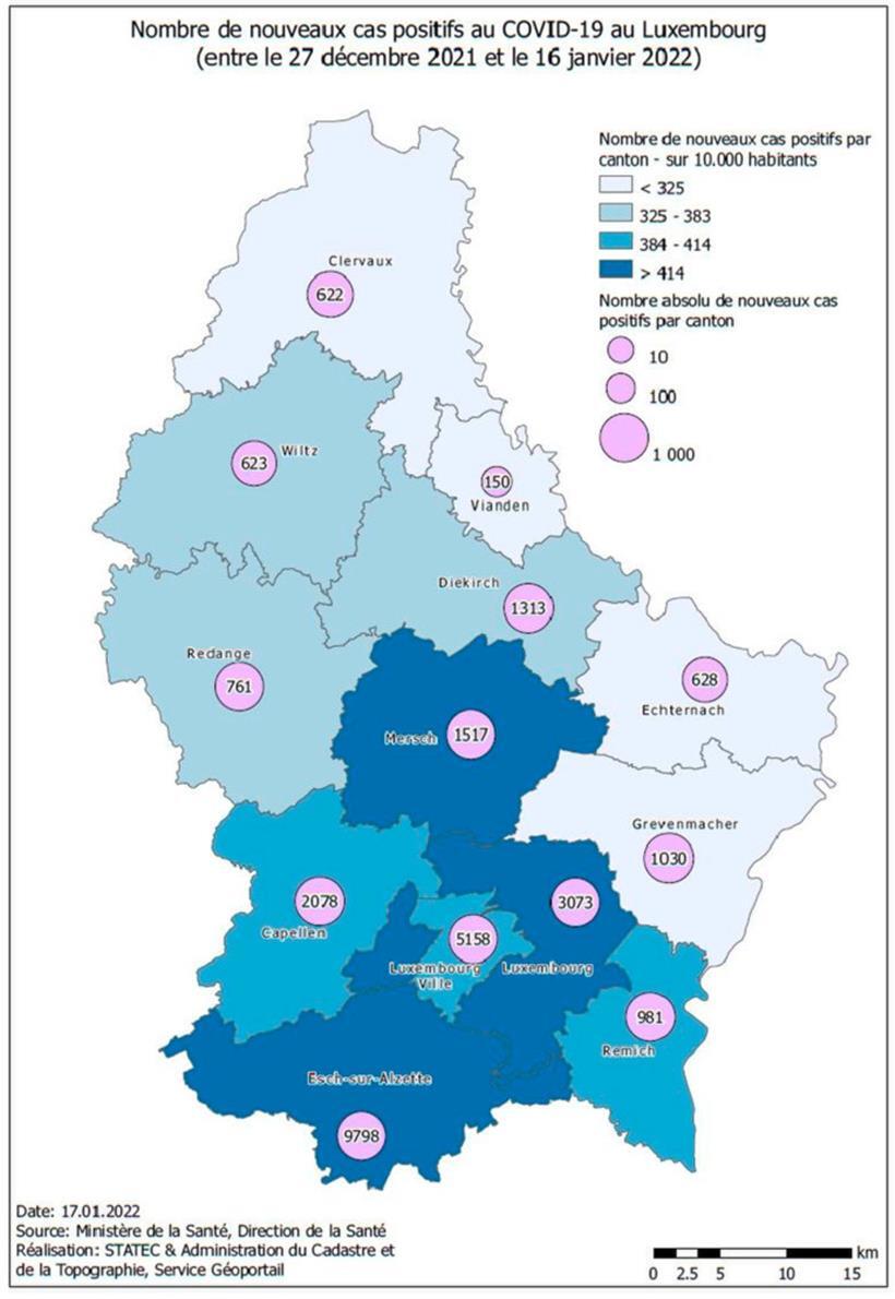 Anzahl an Corona-Neuinfektionen nach Landesregionen
