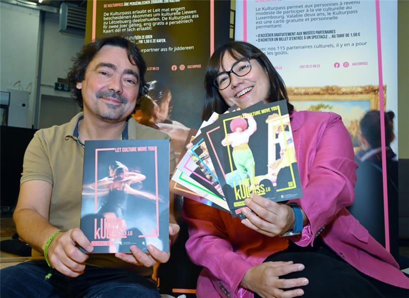 Arbeiten für Cultur’all und den „Kulturpass“: Luis Santiago und Marianne David
