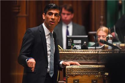 „Arbeitsplätze schützen, fördern und schaffen“: Schatzkanzler Rishi Sunak kündigt in Westminster die Corona-Hilfen an
