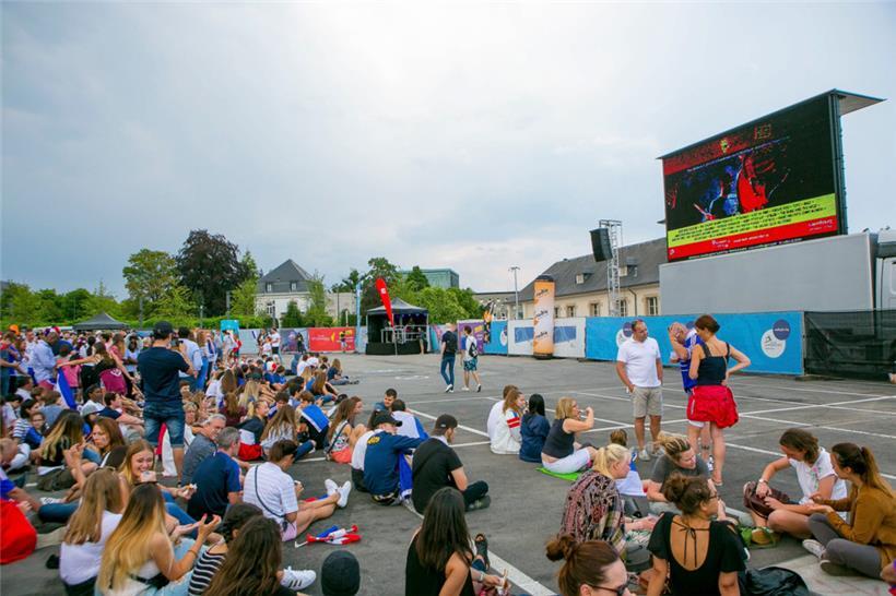 Archiv: Das Public Viewing in Luxemburg-Stadt für die WM 2018

