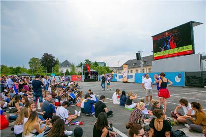 Archiv: Das Public Viewing in Luxemburg-Stadt für die WM 2018
