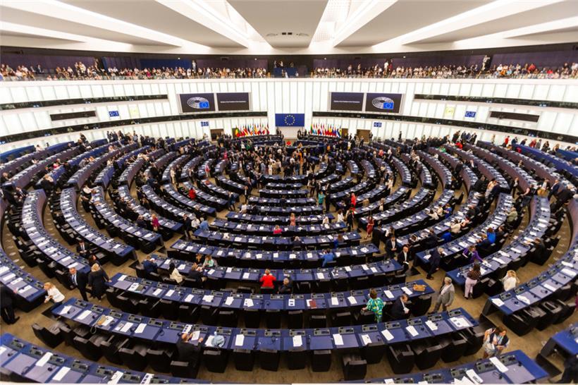 Archivbild aus dem Plenarsaal des EU-Parlaments
