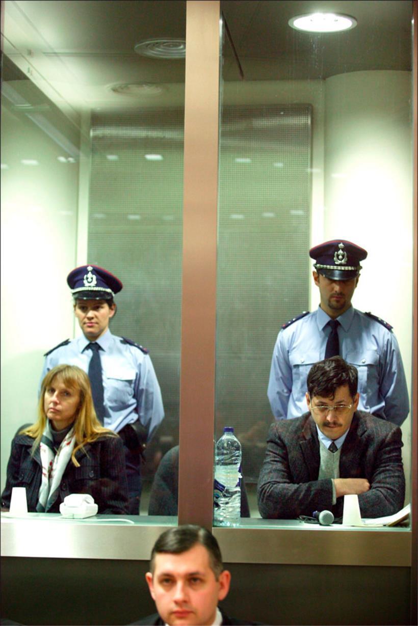 Arlon am 1. März 2004:  Marc Dutroux und seine Ex-Frau Michelle Martin
