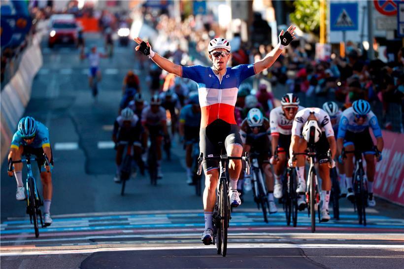 Arnaud Démare sicherte sich gestern seinen zweiten Etappensieg beim diesjährigen Giro
