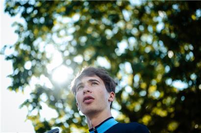 Arno Wallenborn wurde bei der Friedensfahrt Neunter
