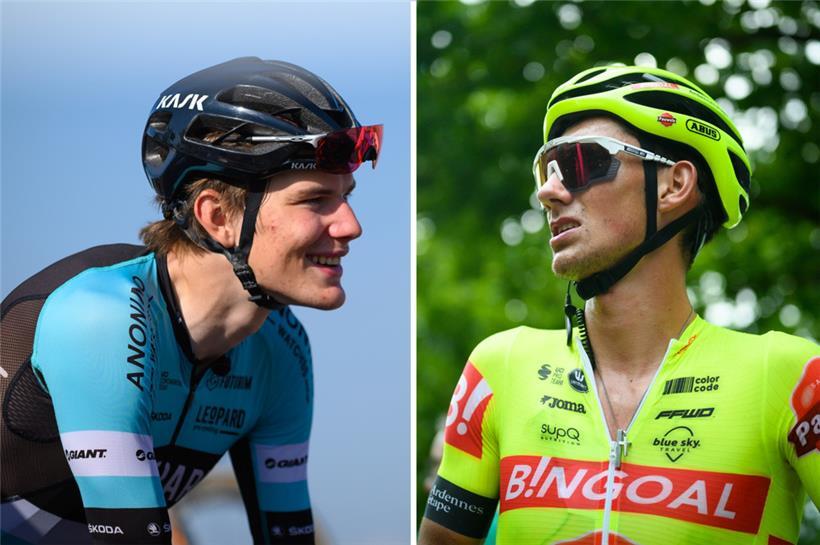 Arthur Kluckers (links) und Luc Wirtgen werden im nächsten Jahr für Tudor Pro Cycling fahren
