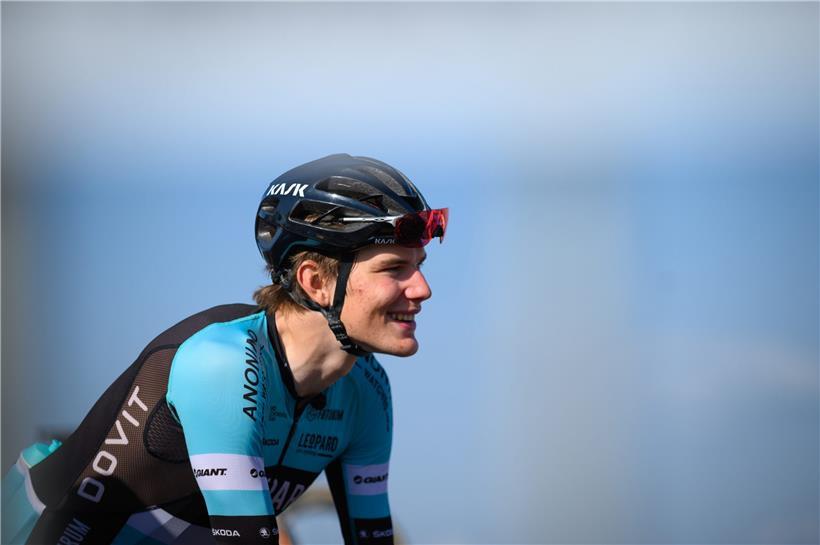 Arthur Kluckers präsentierte sich im Finale des Straßenrennes ganz vorne
