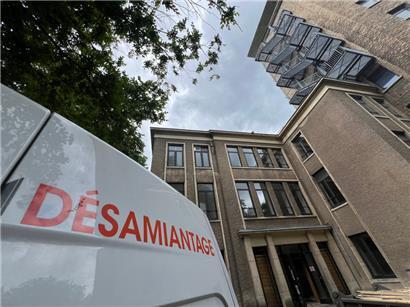 Asbestsanierung in der Villa Louvigny
