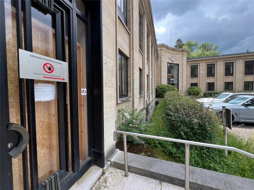 Asbestsanierung in der Villa Louvigny