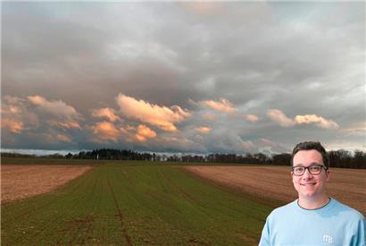 Atlantisch geprägte Wetterküche – hier am Samstag auf dem Itziger Plateau
