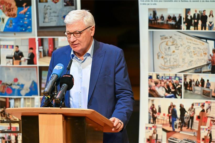 Auch Claude Wiseler, Präsident der Abgeordnetenkammer, war bei der Zeremonie anwesend
