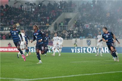 Auch Gerson Rodrigues trug sich am Donnerstagabend beim 4:1-Heimsieg über Bosnien in die Torschützenliste ein

