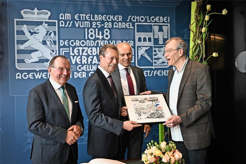 Auch Großherzog Henri nahm an den Feierlichkeiten am Freitag teil
