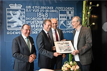 Auch Großherzog Henri nahm an den Feierlichkeiten am Freitag teil
