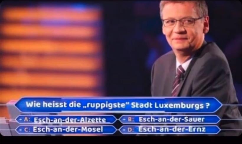 Auch Günter Jauch wird in Sachen „RuppEsch“ bemüht 
