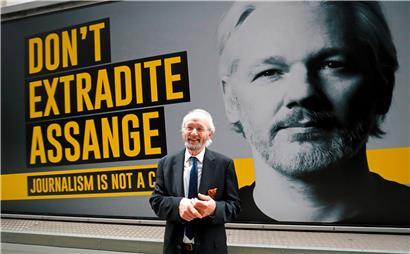 Auch John Shipton setzt sich für die Freilassung seines Sohnes und Wikileaks-Gründers Julian Assange ein

